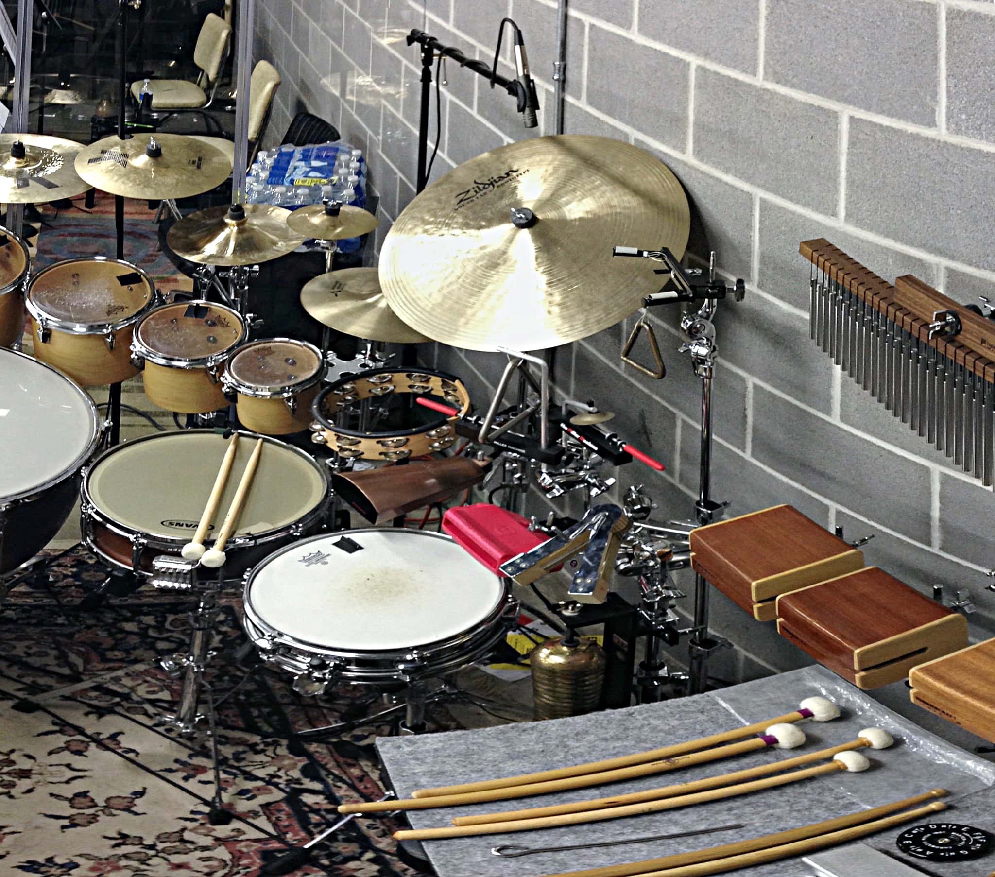 Jason Degenhardt's setup for Les Miserables at the Topeka Civic Theatre in Topeka, Kansas.