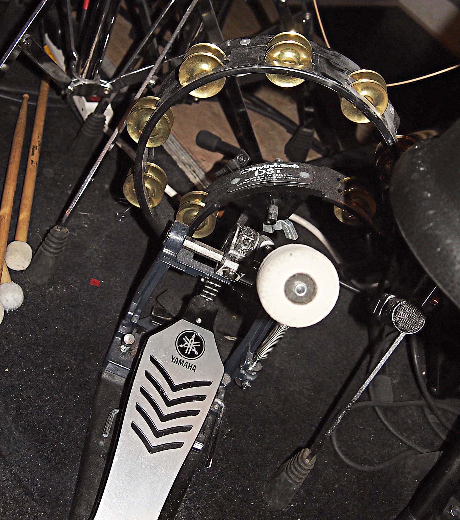 Dave Roth’s percussion setup for the Broadway production of Finding Neverland at the Lunt-Fontanne Theatre.