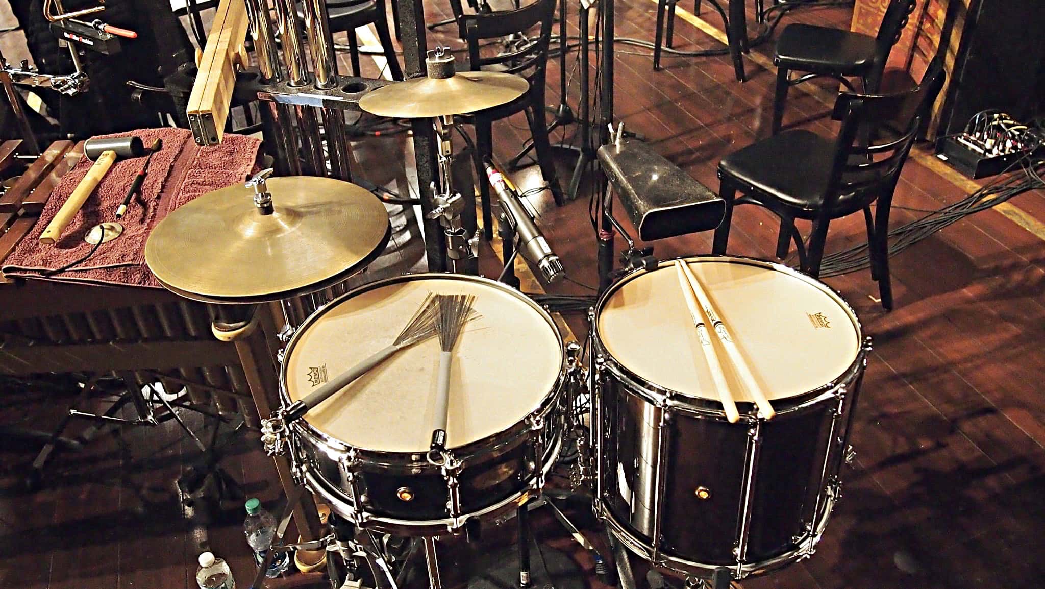 Billy Miller's setup for the Lincoln Center Benefit Concert of the Broadway show The Light In The Piazza.