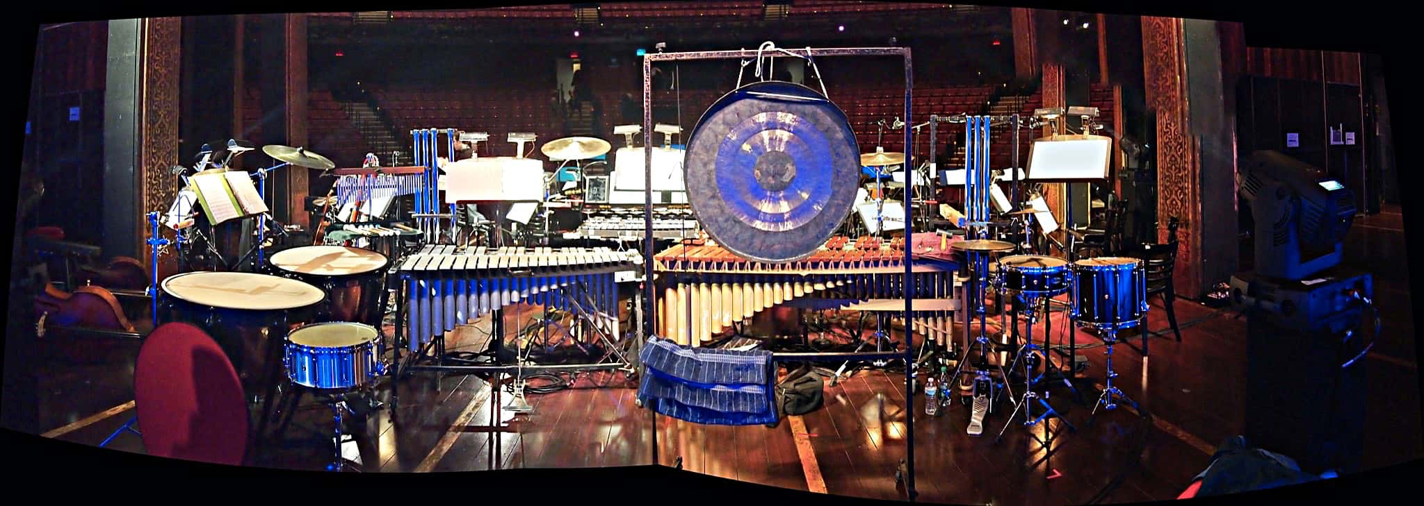 Billy Miller's setup for the Lincoln Center Benefit Concert of the Broadway show The Light In The Piazza.