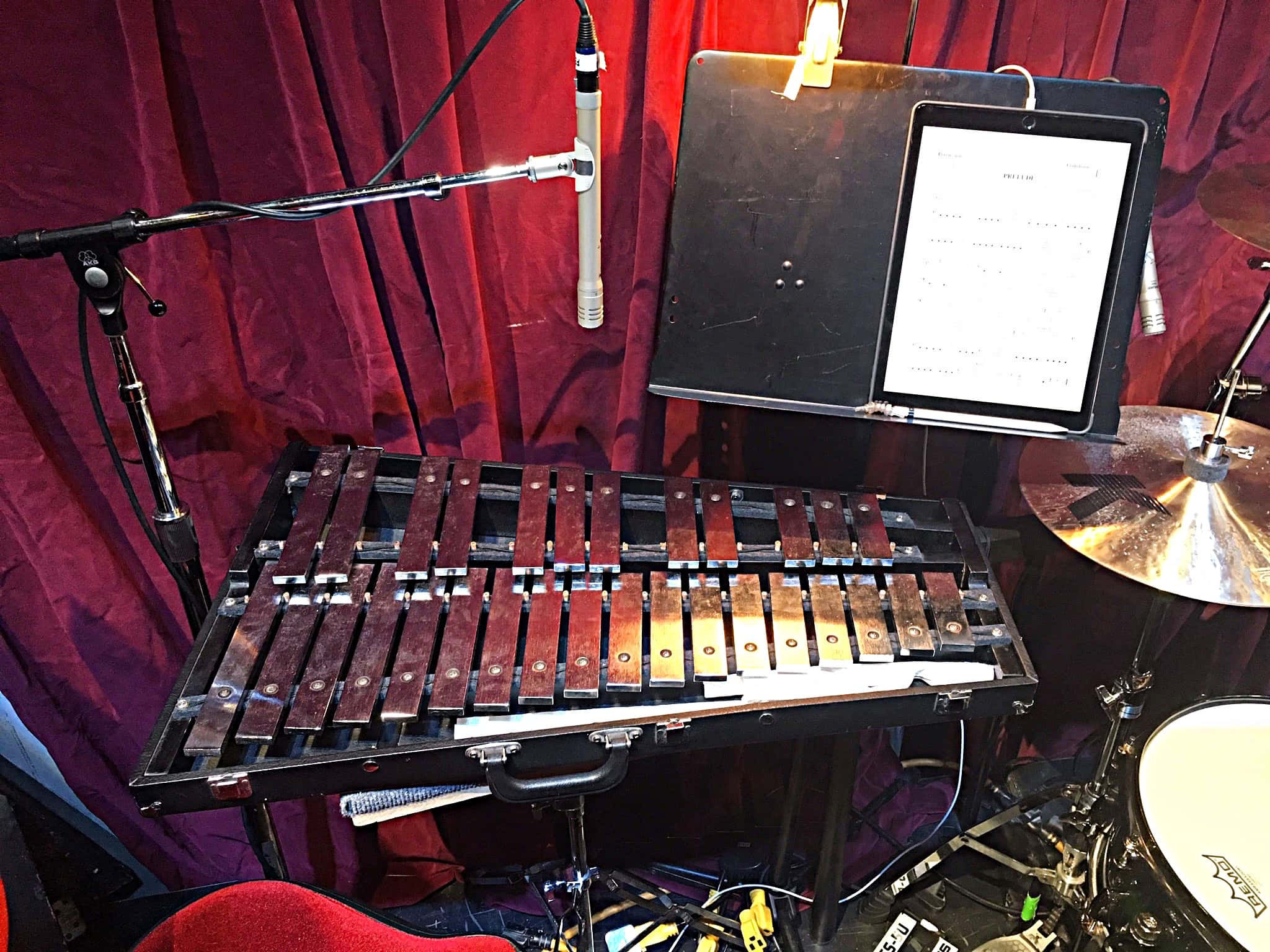 Christopher Roberts’ setup for Urinetown at Dartmouth College in Hanover, New Hampshire.