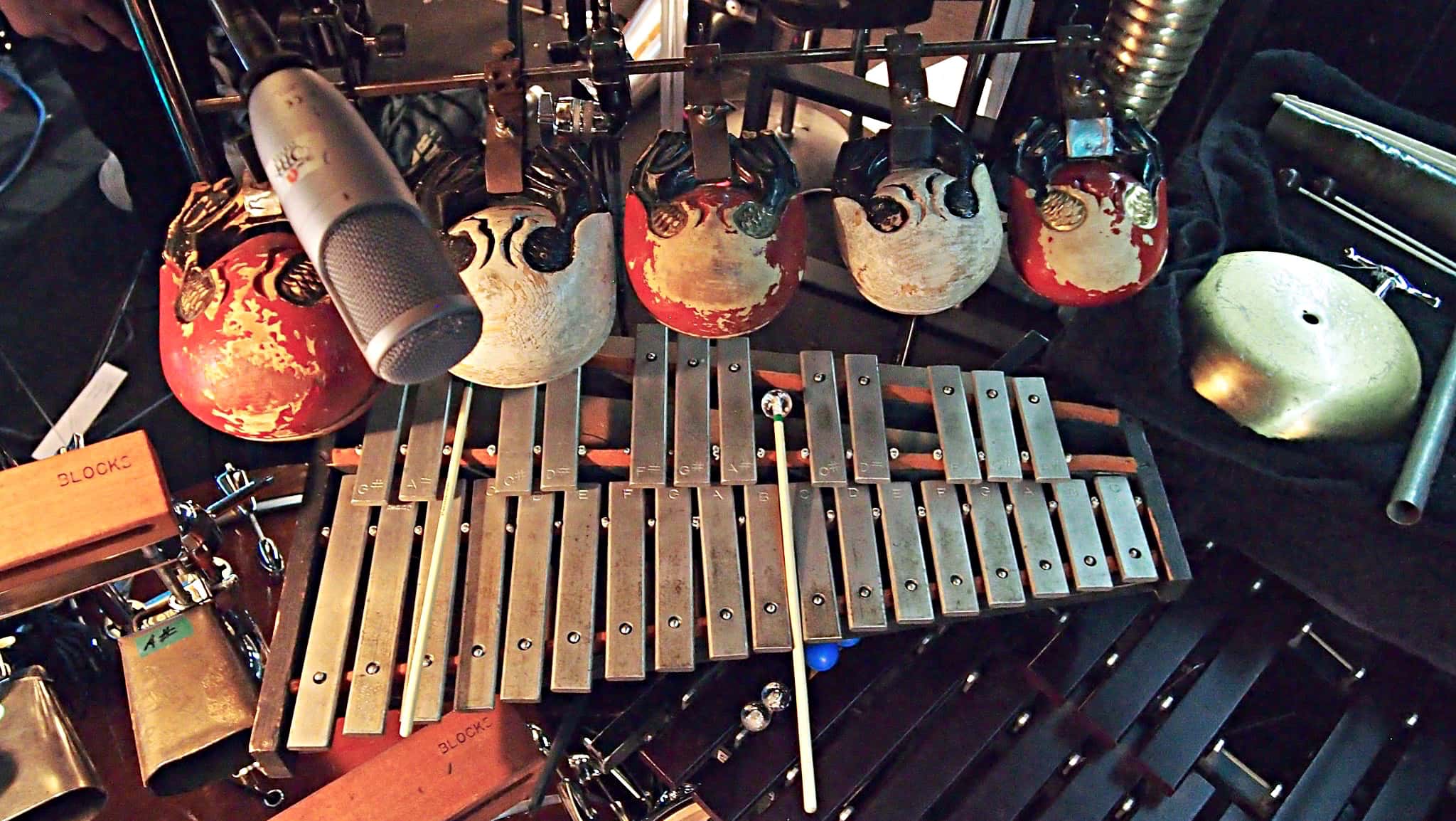 Paul Hansen’s setup for Ragtime at the 5th Avenue Theatre in Seattle, Washington.