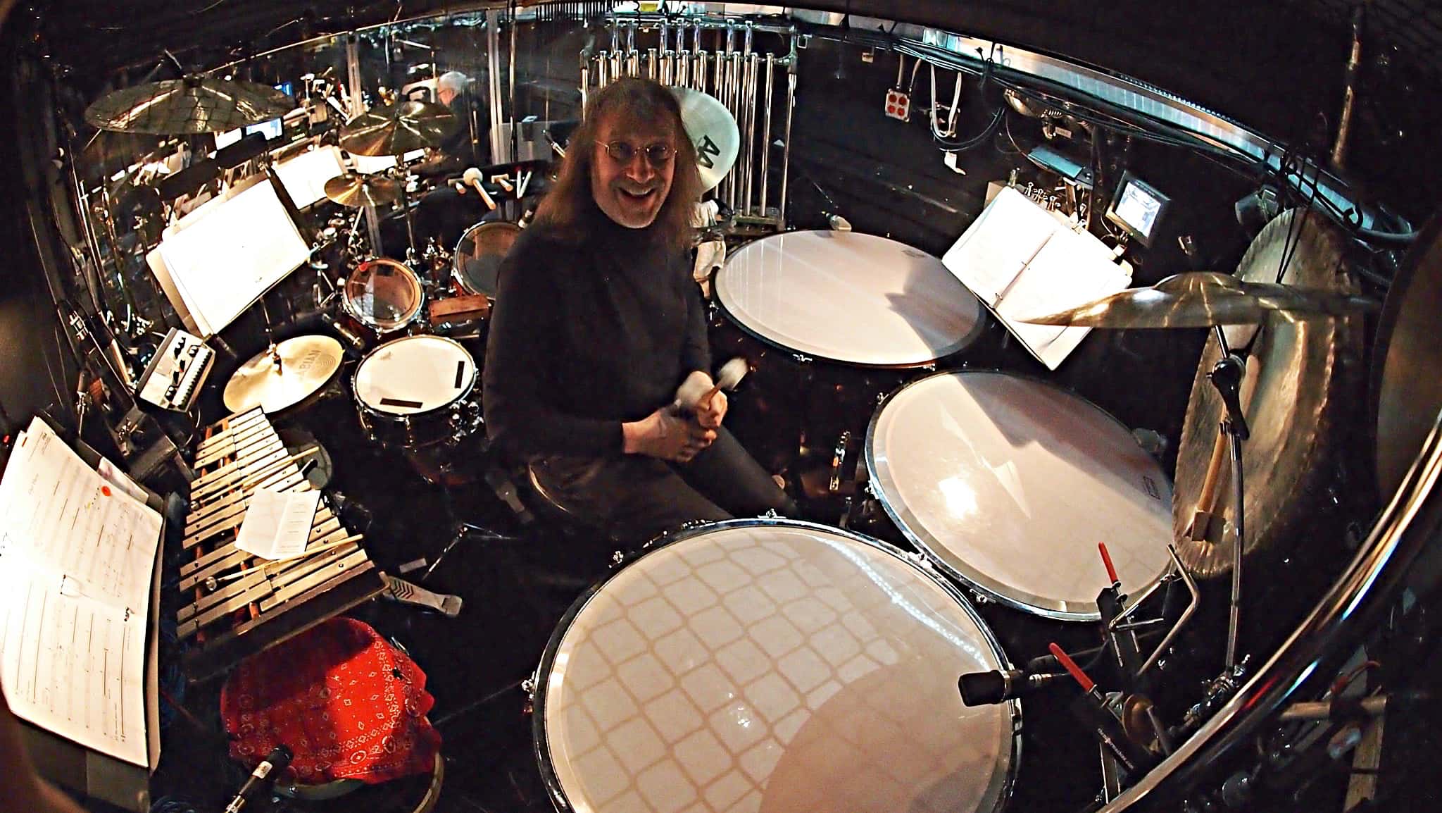 Paul Hansen's setup for The Hunchback of Notre Dame at the 5th Avenue Theatre in Seattle, Washington.