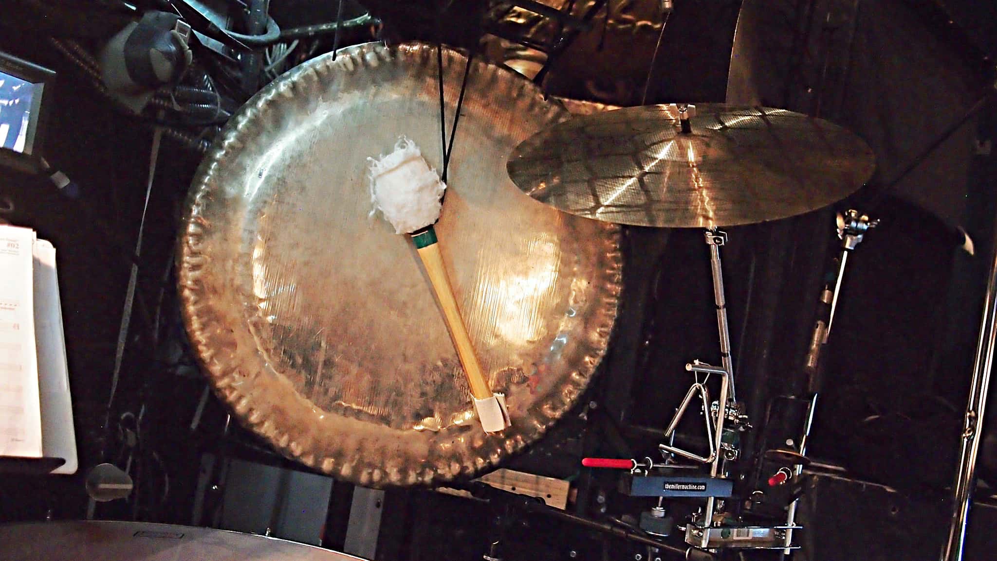 Paul Hansen's setup for The Hunchback of Notre Dame at the 5th Avenue Theatre in Seattle, Washington.