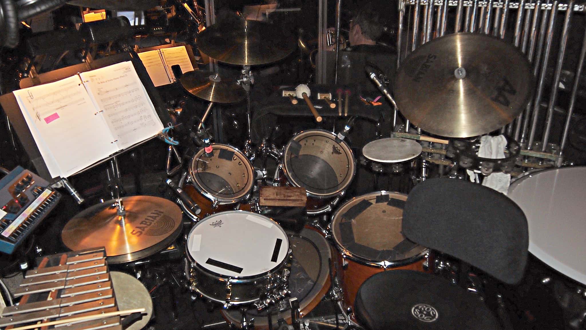 Paul Hansen's setup for The Hunchback of Notre Dame at the 5th Avenue Theatre in Seattle, Washington.