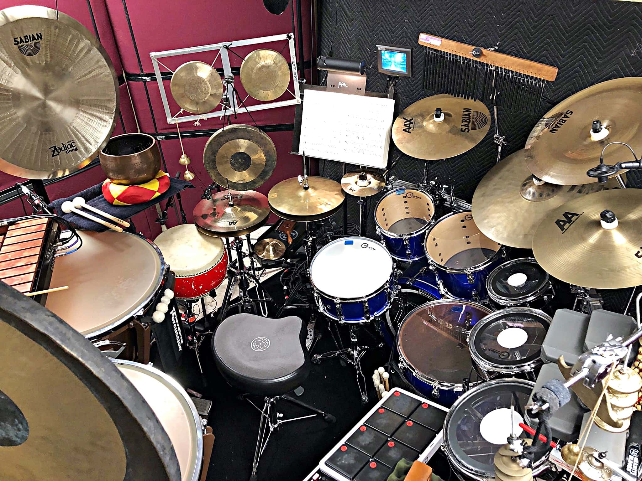 Russ Nyberg's combined book setup for the 2018-2019 National Tour of Miss Saigon at the Providence Performing Arts Center in Providence, Rhode Island.