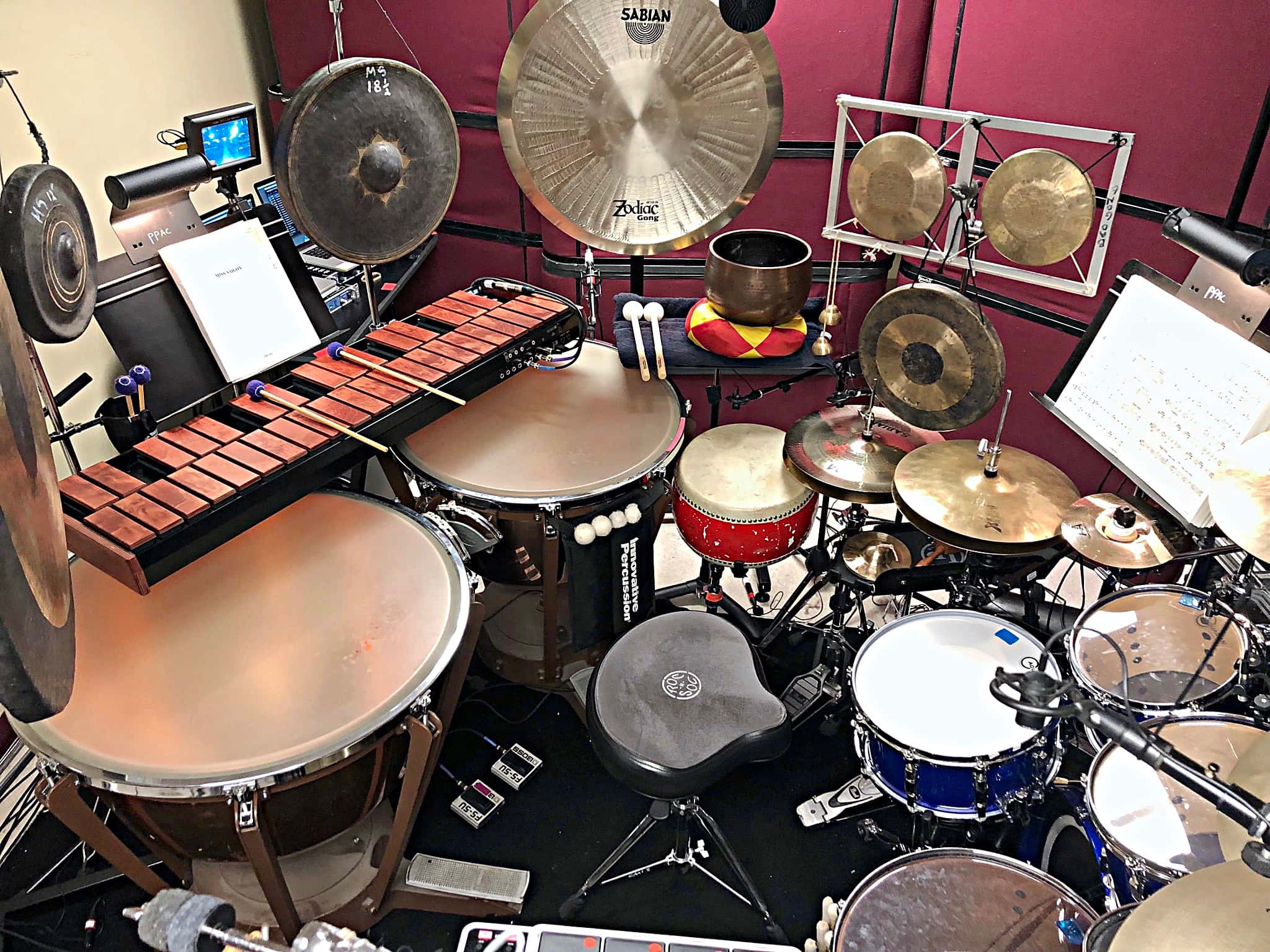 Russ Nyberg's combined book setup for the 2018-2019 National Tour of Miss Saigon at the Providence Performing Arts Center in Providence, Rhode Island.