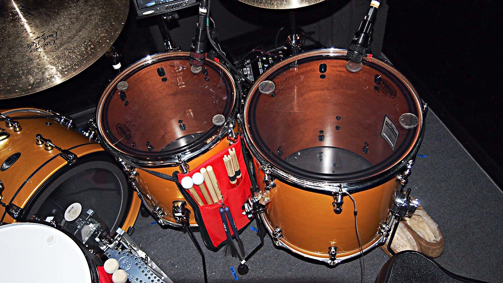 Ryan McCausland’s setup for the National Tour of Dear Evan Hansen at the Paramount Theatre in Seattle, Washington.