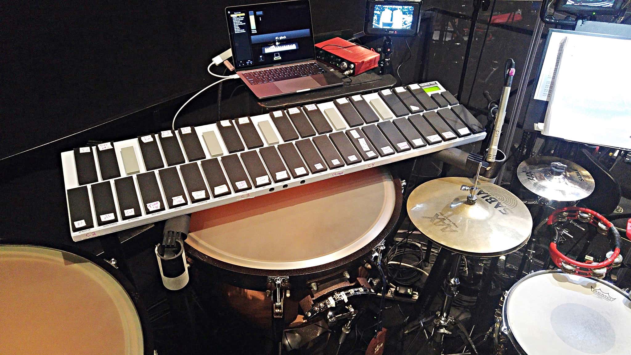 Kory Andry's setup for Guys and Dolls at the Guthrie Theater in Minneapolis, Minnesota.