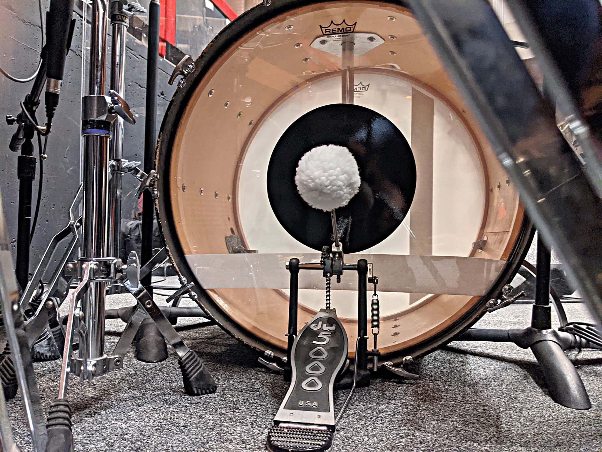 Austin Shoupe's setup for Cinderella: Enhanced Edition at the Corson Auditorium in Interlochen, Michigan.