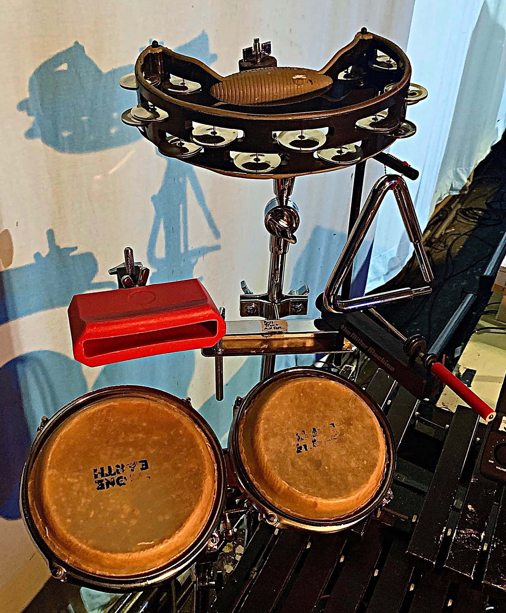 Andrew Warren's setup for The 25th Annual Putnam County Spelling Bee at Studio Theatre of Long Island in East Islip, New York.