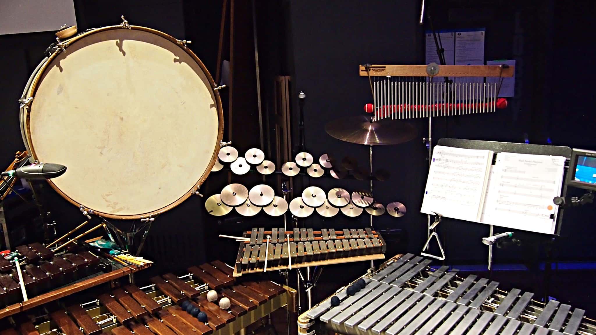 Paul Hansen's setup for Bruce at Seattle Rep in Seattle, Washington.