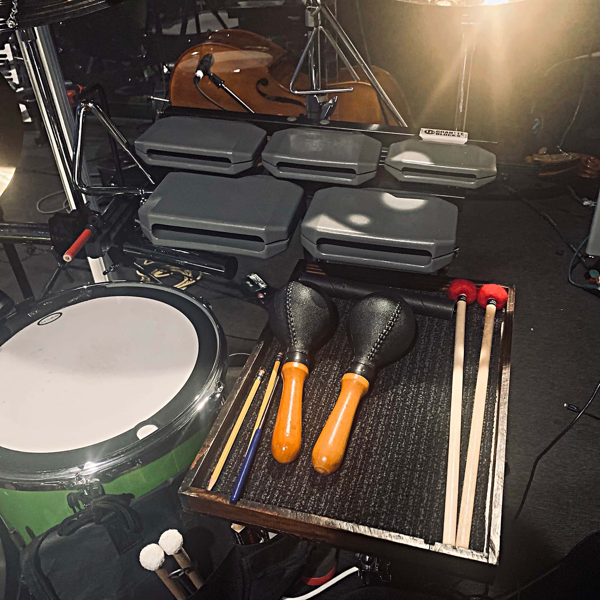 Andrew Warren's setup for An American In Paris at The Argyle Theater in Babylon, New York.