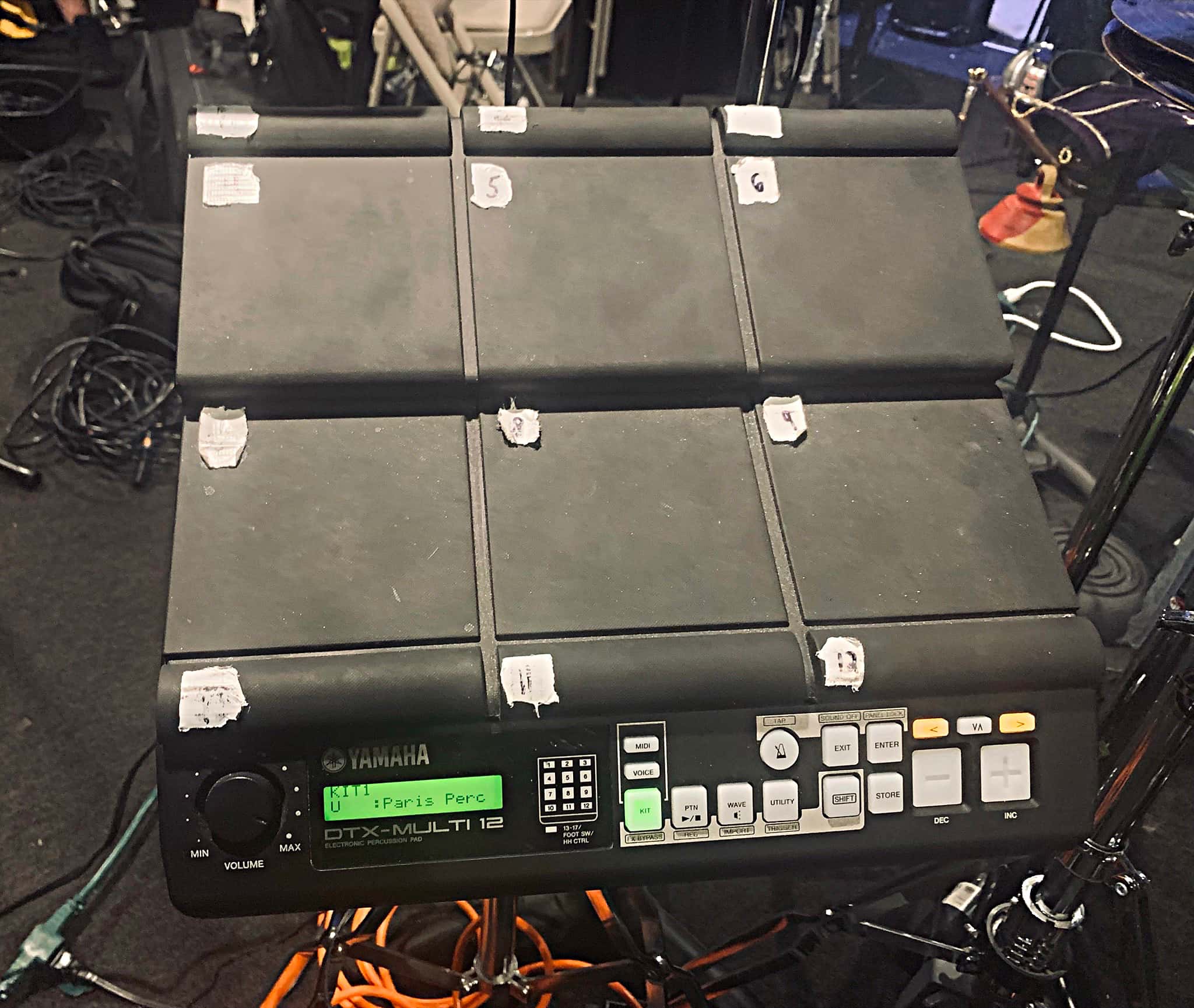 Andrew Warren's setup for An American In Paris at The Argyle Theater in Babylon, New York.