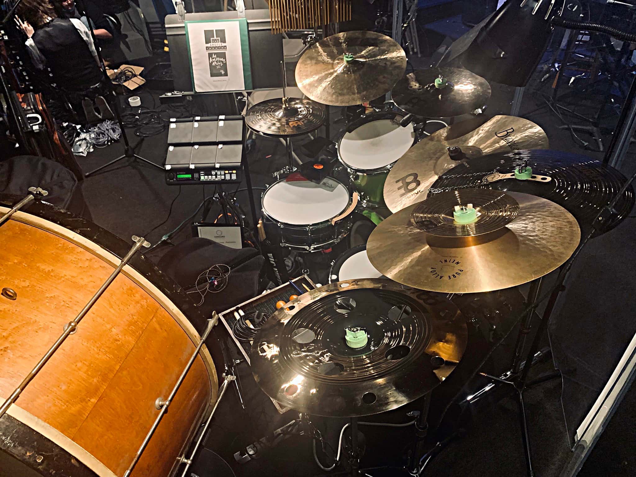 Andrew Warren's setup for An American In Paris at The Argyle Theater in Babylon, New York.