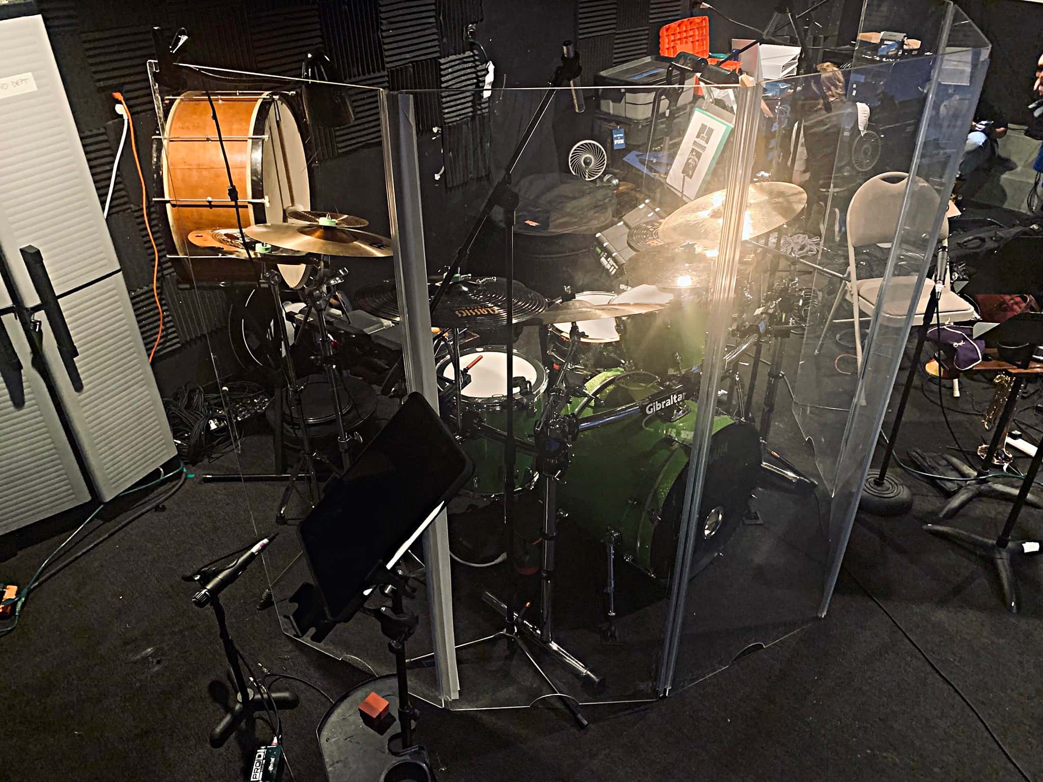 Andrew Warren's setup for An American In Paris at The Argyle Theater in Babylon, New York.