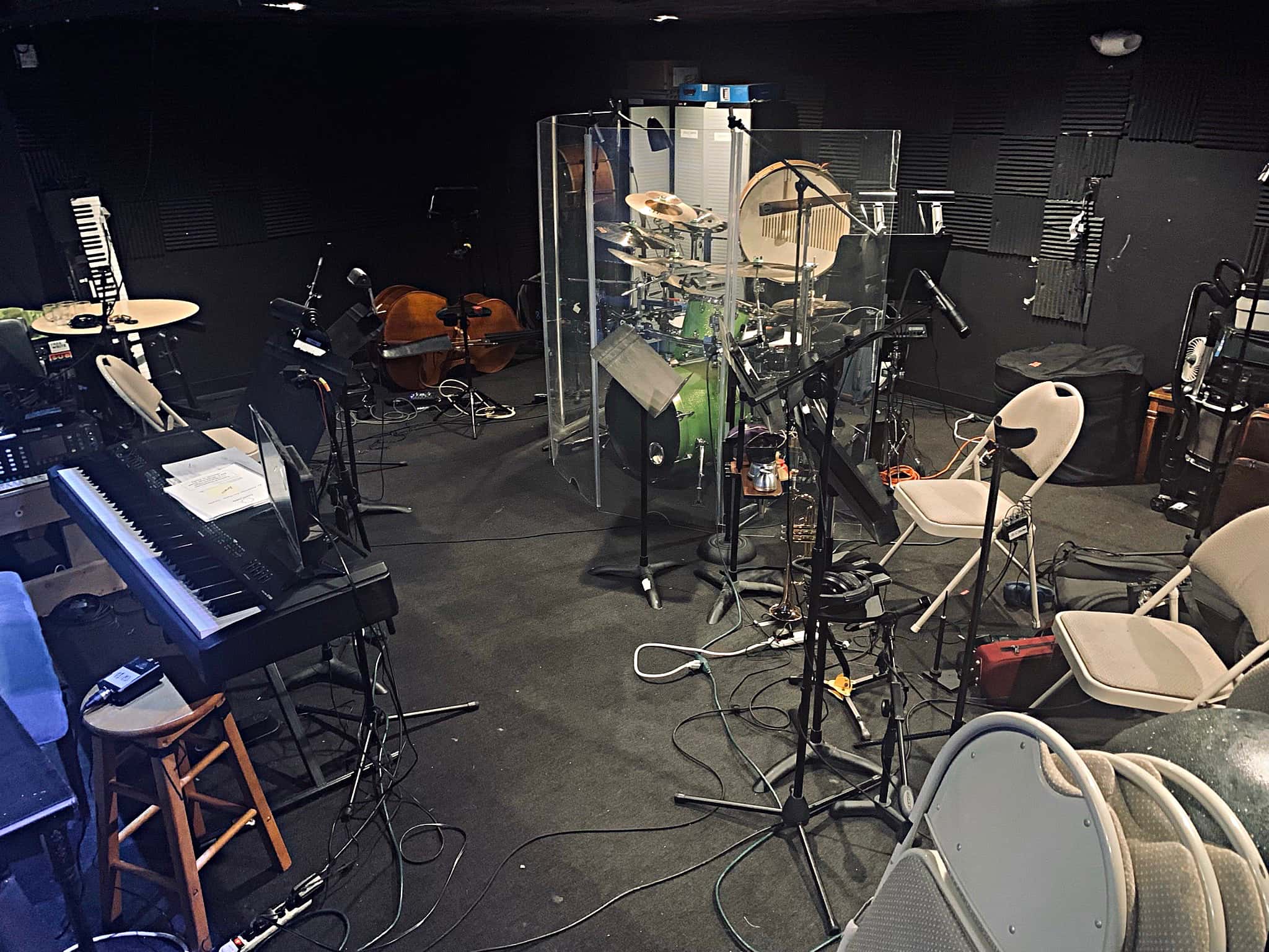 Andrew Warren's setup for An American In Paris at The Argyle Theater in Babylon, New York.