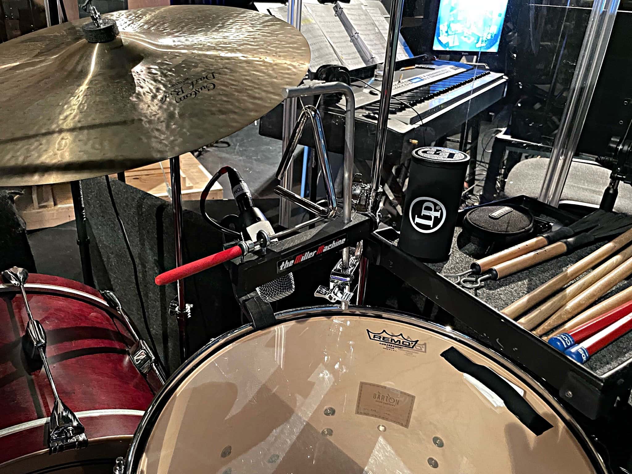 Sal Mazzotta's setup for the World Premiere of Here You Come Again, a new Dolly Parton Musical, at the Delaware Theatre Company, in Wilmington, Delaware.