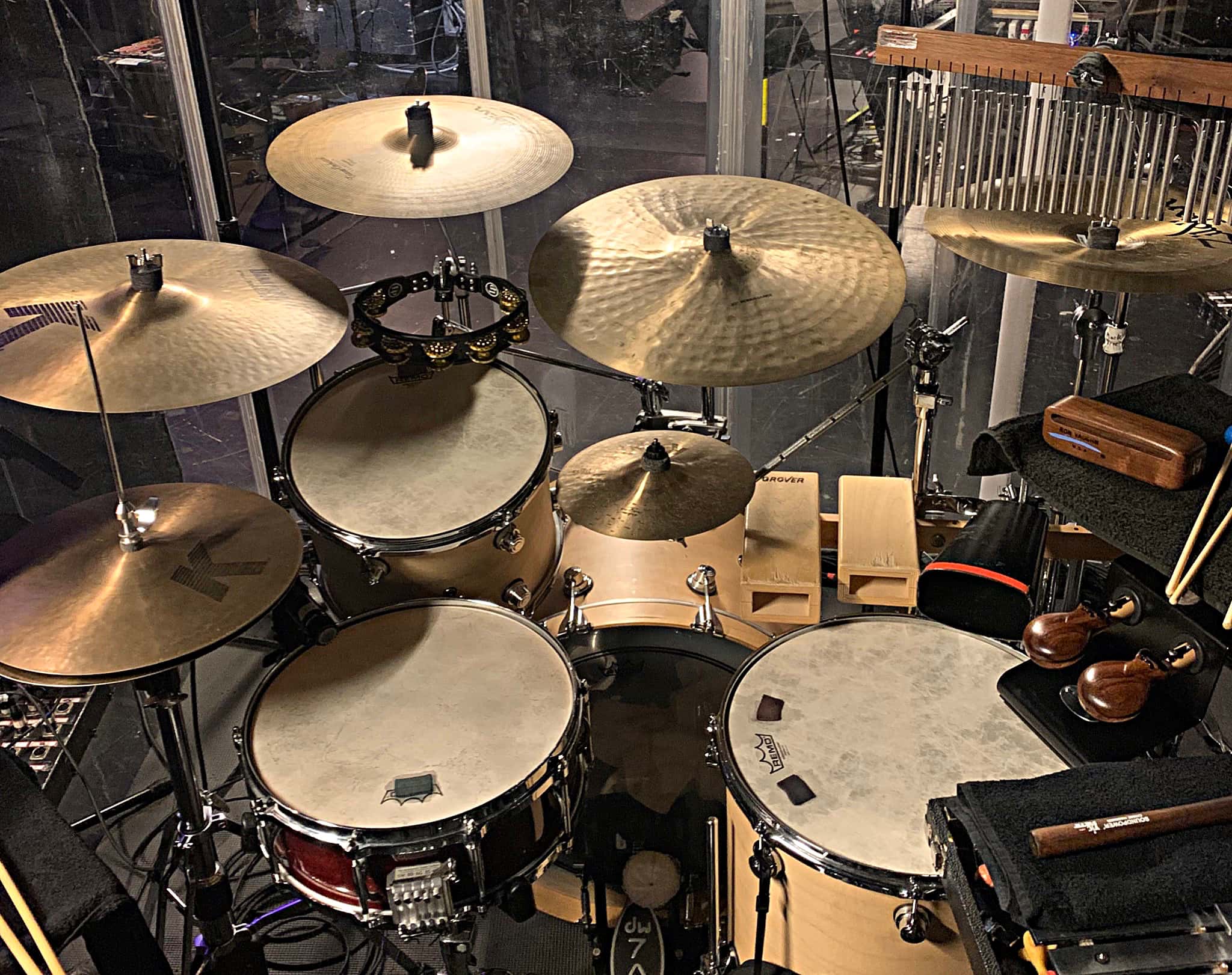 Chris Cerreto’s setup for the 2nd National Tour of Broadway's Anastasia at the AT&T Performing Arts Center in Dallas, Texas.