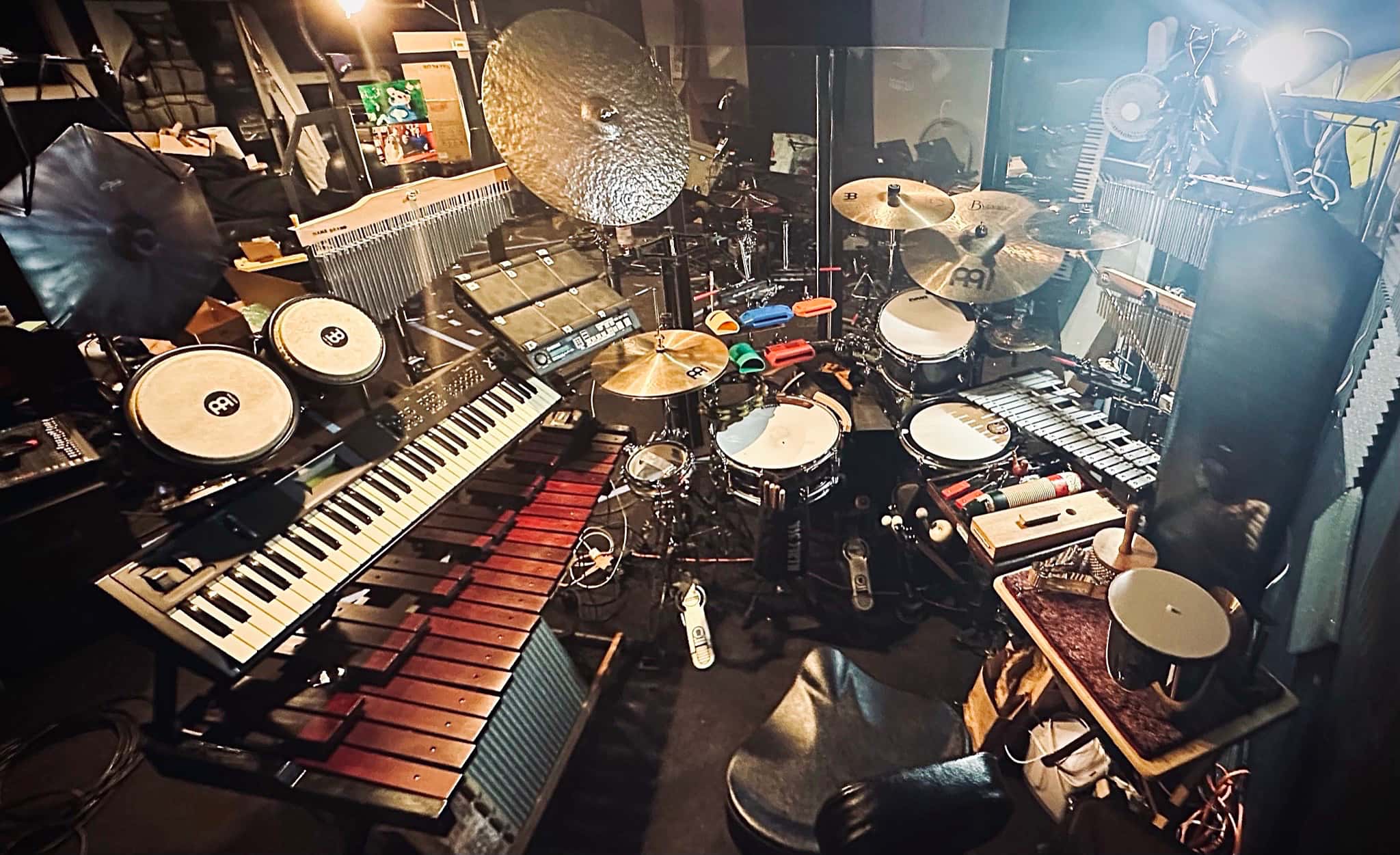 Andrew Warren's combined book setup for Mary Poppins at the Argyle Theater in Babylon, New York.