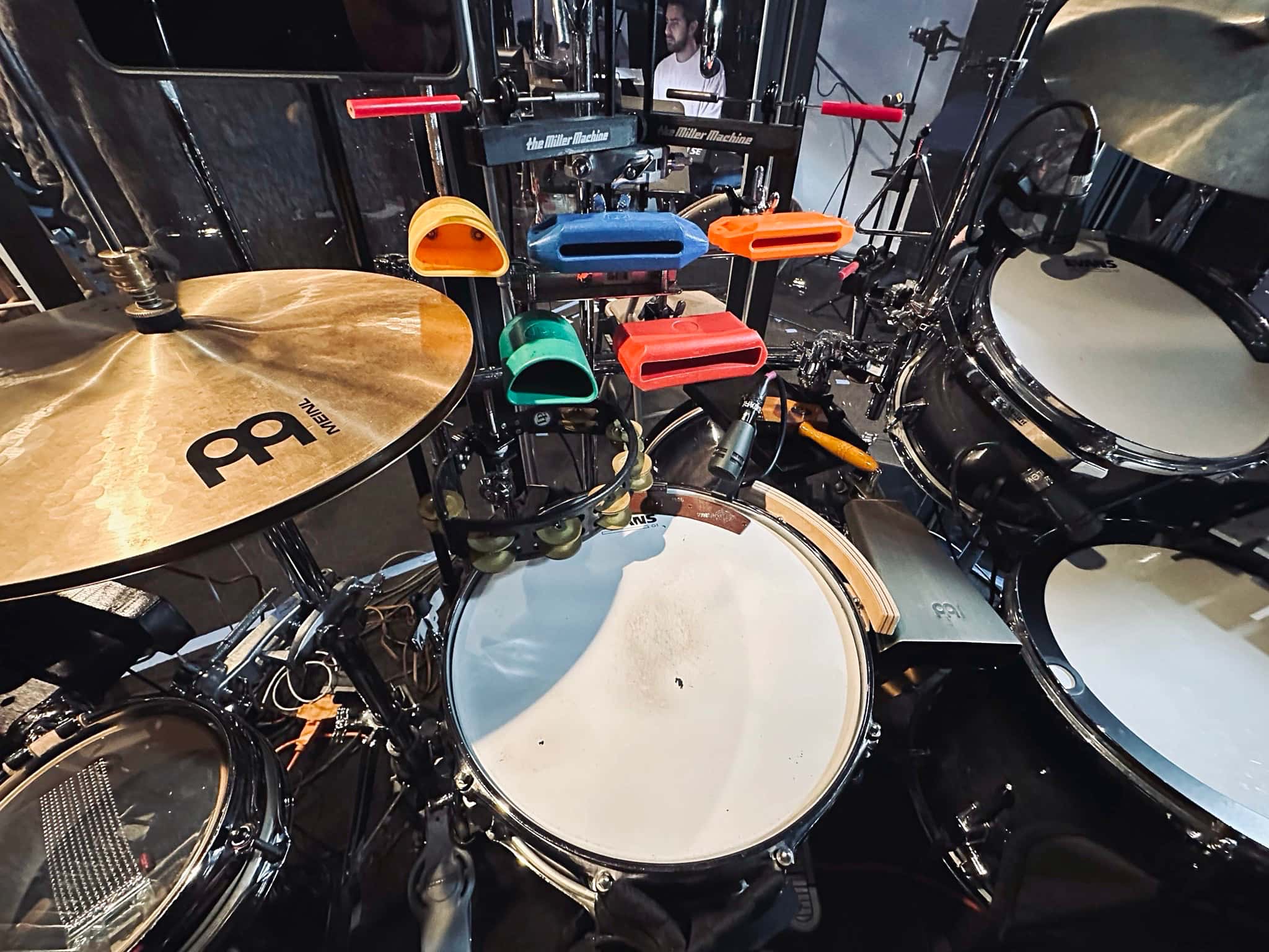 Andrew Warren's combined book setup for Mary Poppins at the Argyle Theater in Babylon, New York.