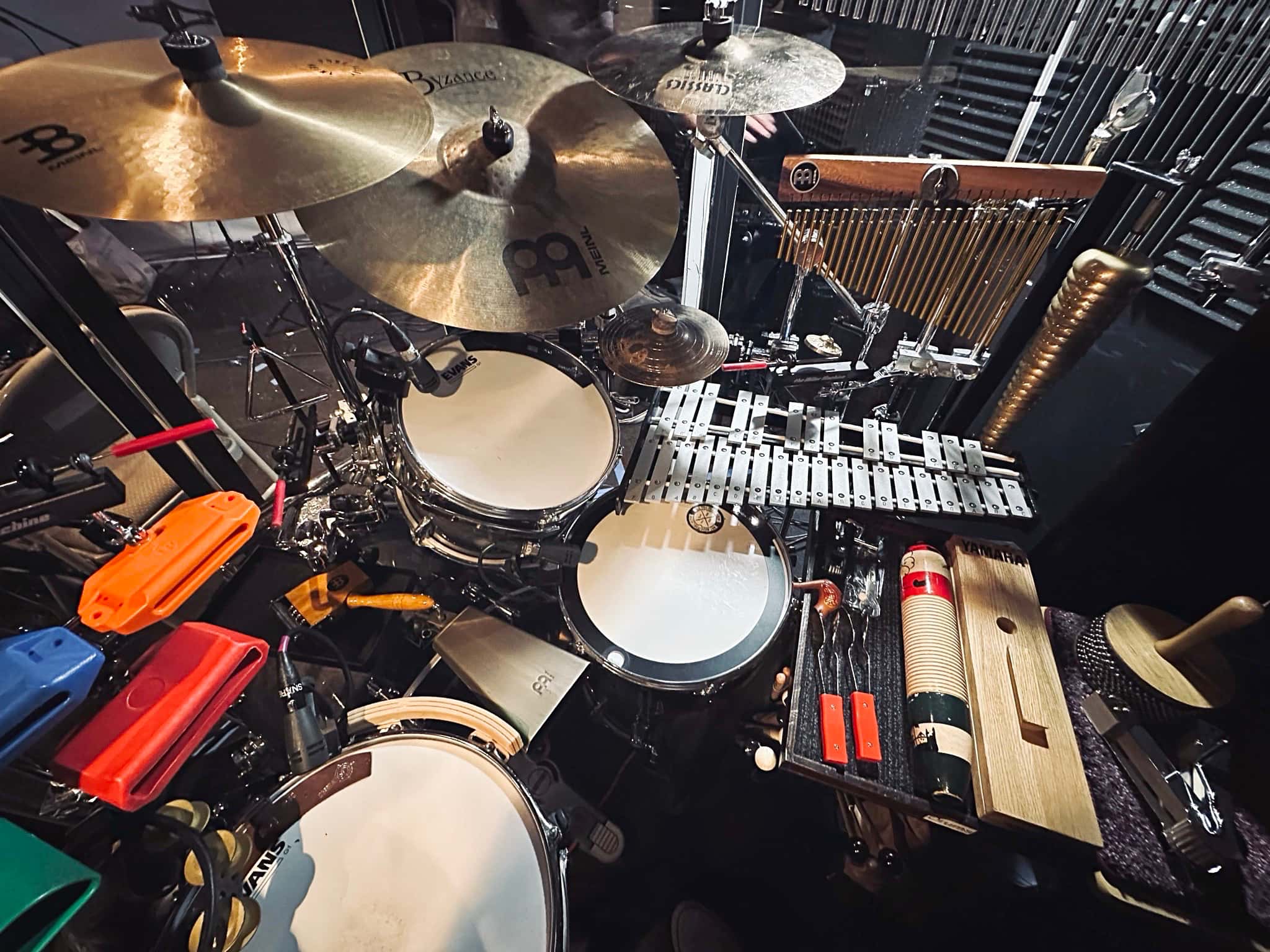 Andrew Warren's combined book setup for Mary Poppins at the Argyle Theater in Babylon, New York.