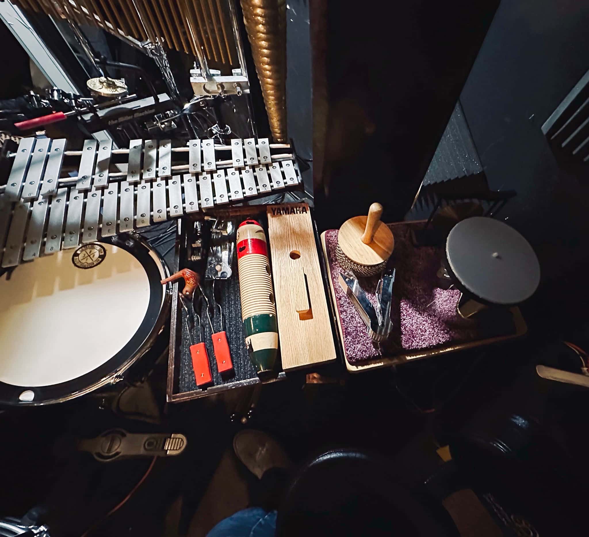 Andrew Warren's combined book setup for Mary Poppins at the Argyle Theater in Babylon, New York.