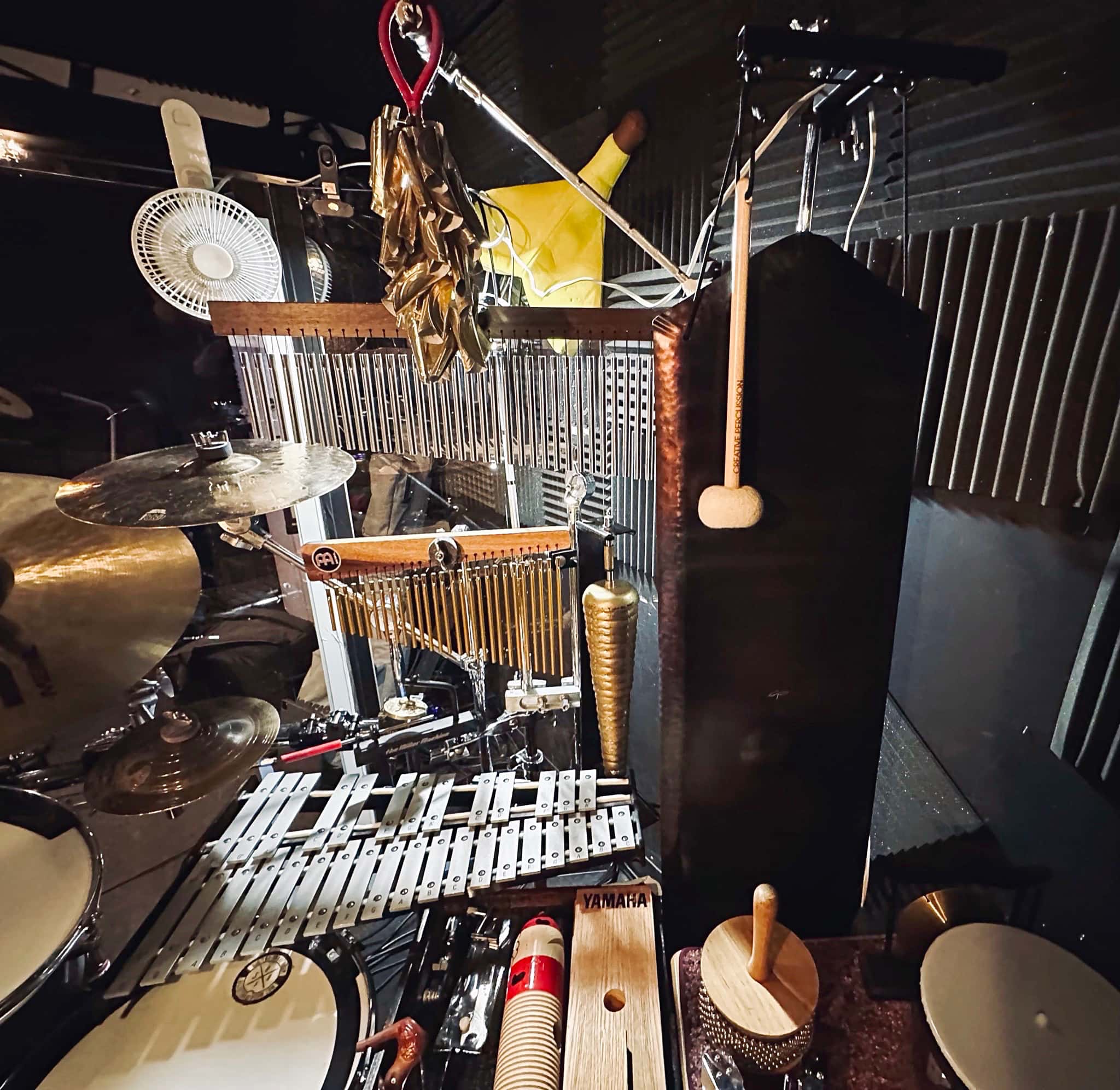 Andrew Warren's combined book setup for Mary Poppins at the Argyle Theater in Babylon, New York.