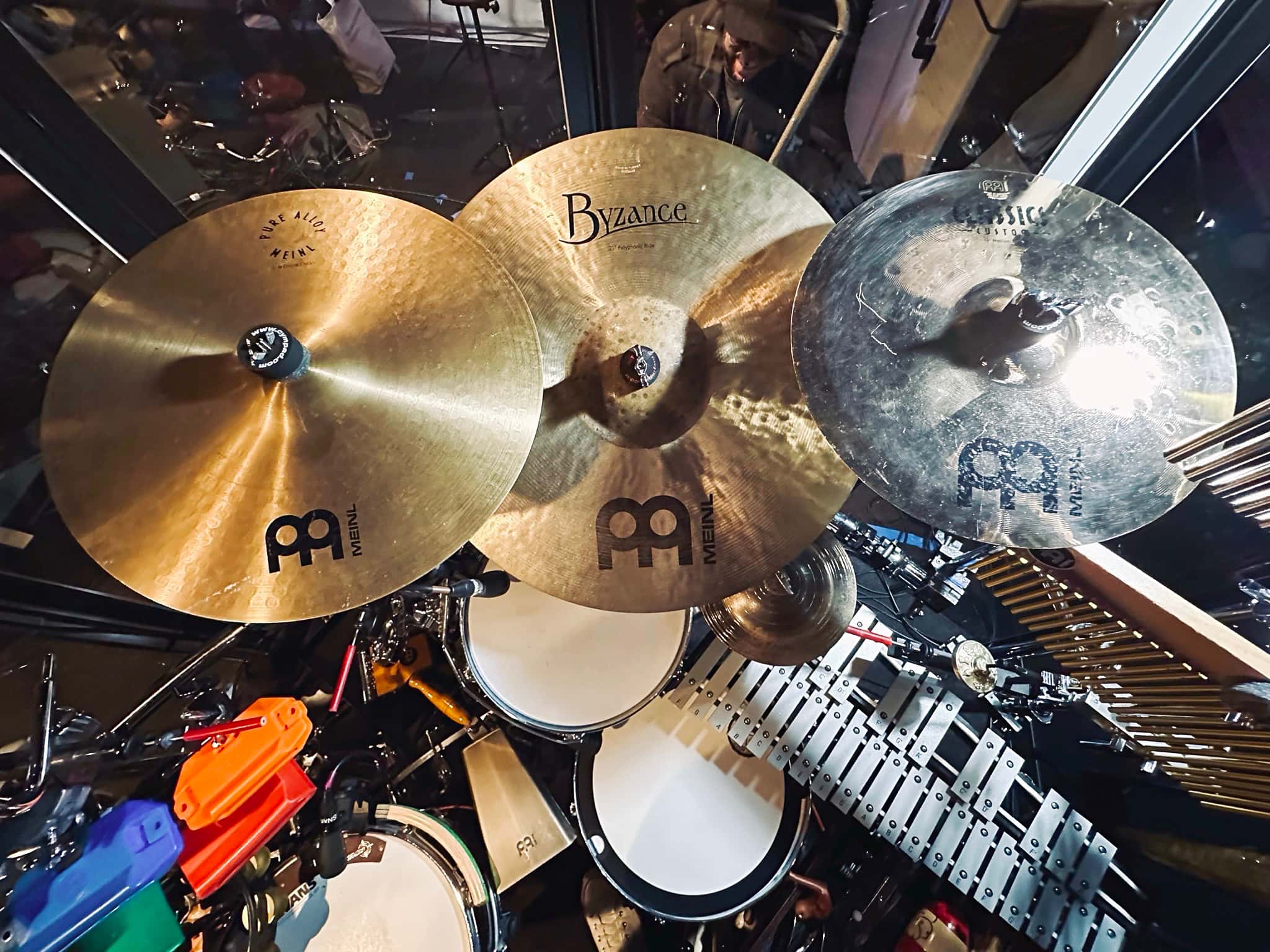 Andrew Warren's combined book setup for Mary Poppins at the Argyle Theater in Babylon, New York.