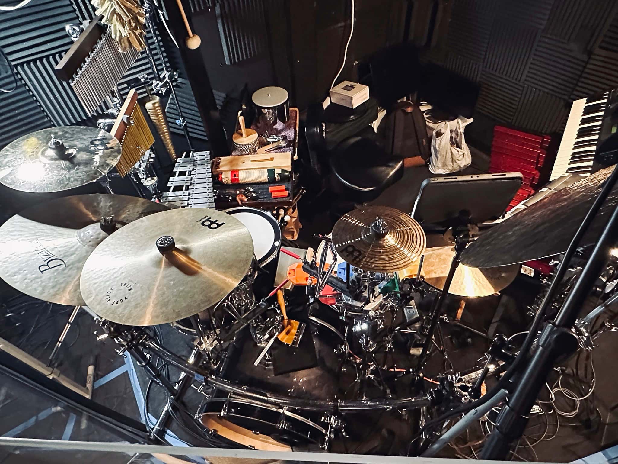 Andrew Warren's combined book setup for Mary Poppins at the Argyle Theater in Babylon, New York.