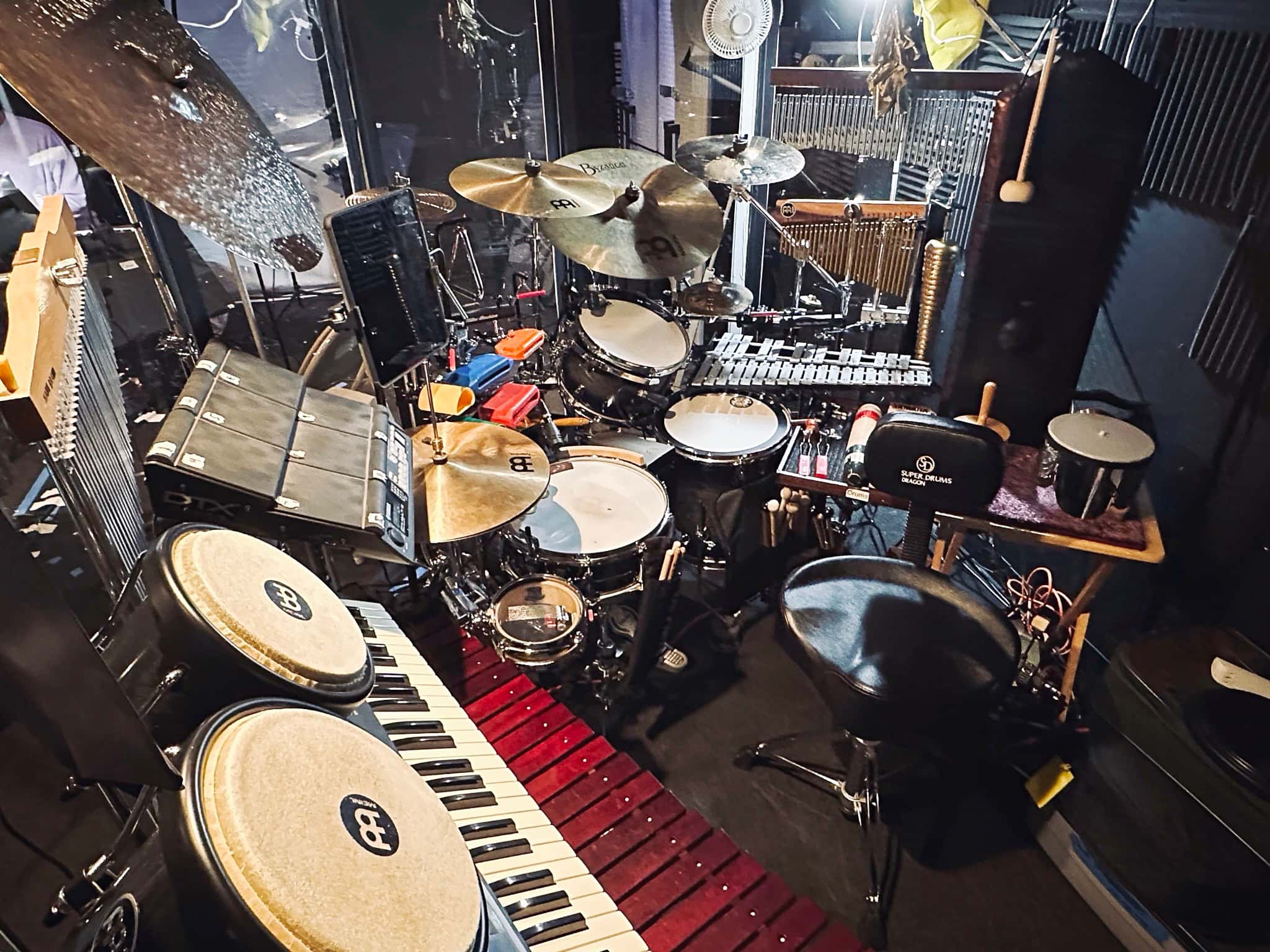 Andrew Warren's combined book setup for Mary Poppins at the Argyle Theater in Babylon, New York.