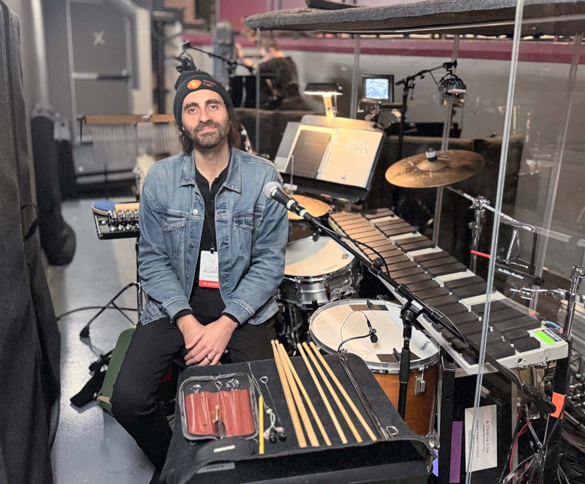 Sal Mazzotta's setup for the National Tour of Little Women at the RiverPark Center in Owensboro, Kentucky.