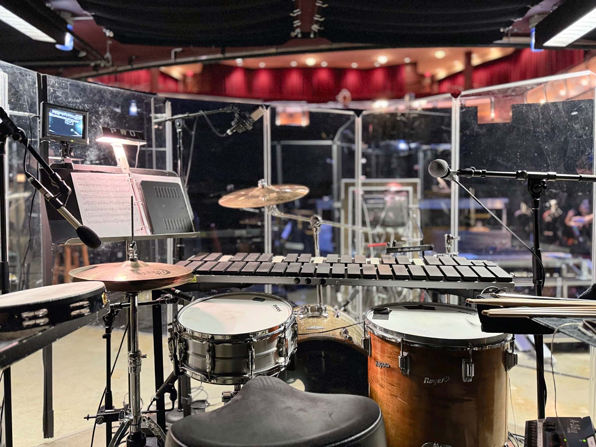 Sal Mazzotta's setup for the National Tour of Little Women at the RiverPark Center in Owensboro, Kentucky.