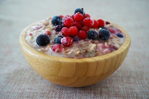 overnight oats with fruits