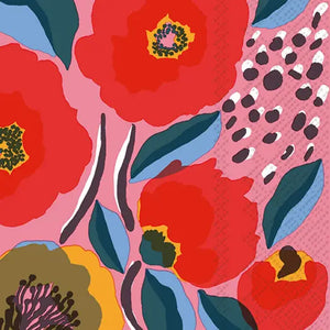 Paper Guest Towels 16 Ct Rosarium Rose Marimekko - Copper Creek Garden Center