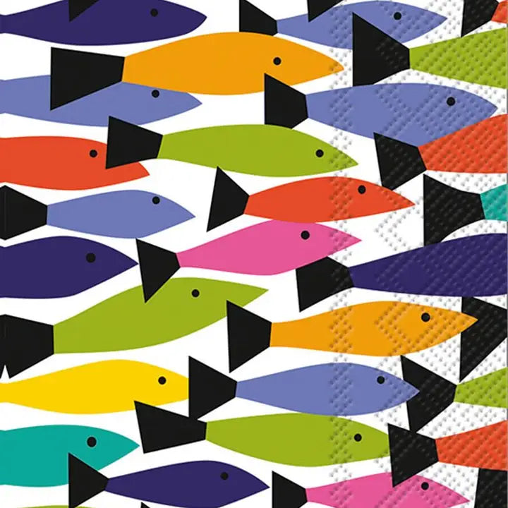 Paper Guest Towels 16 Count Rainbow