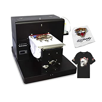 T-shirt Priner A4 DTG Printer Clothes Flatbed Multifunction Printing  Machine & Handheld Inkjet Printer Portable Label Printer
