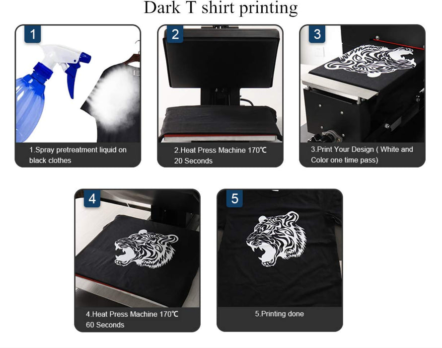 hrm A4 DTG T-Shirts Printer Machine Multicolor DTG — Wide Image Solutions