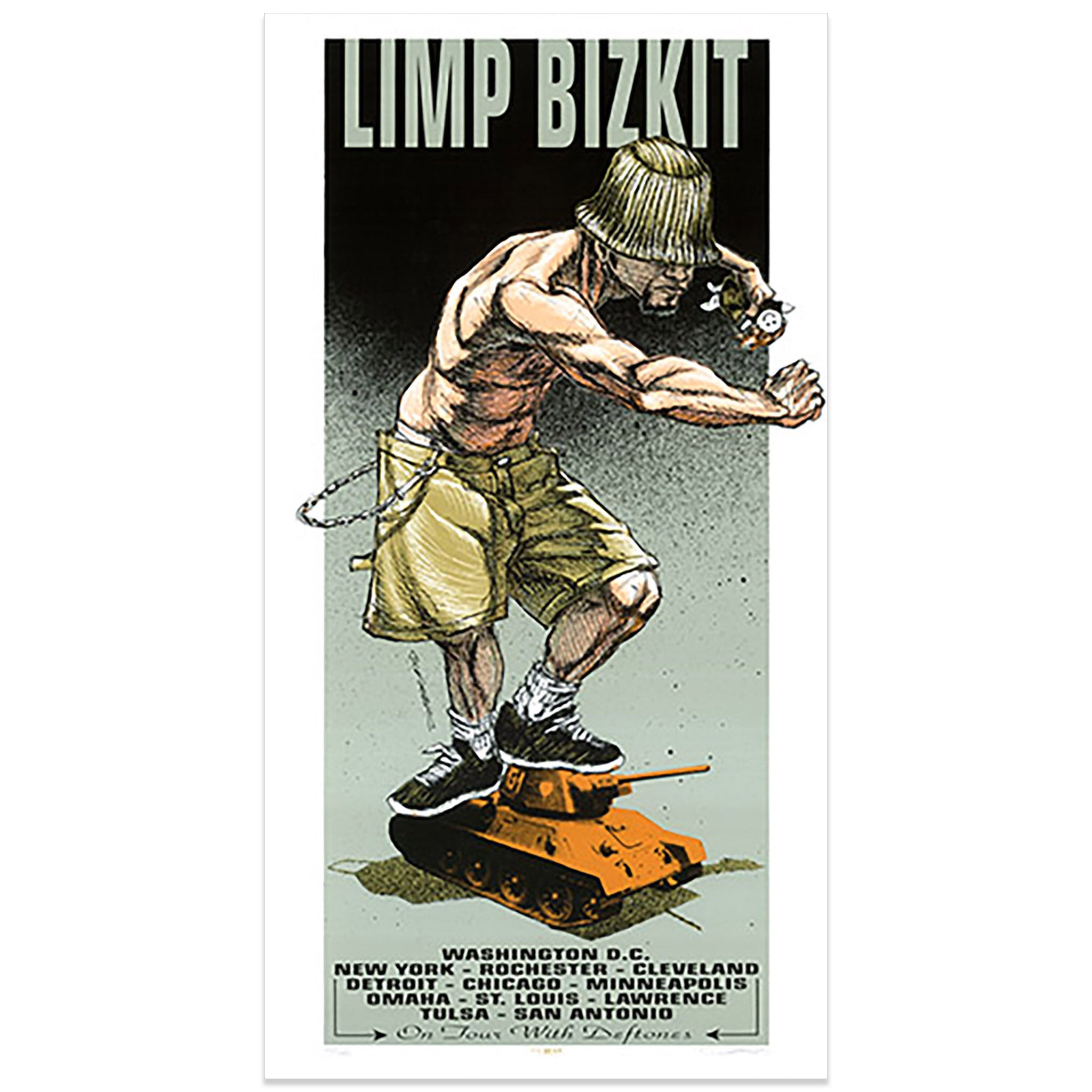 リンプビズキット Limp Bizkit 特大 シルクスクリーン ポスター ...