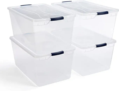 rubbermaid plastic bins for storage