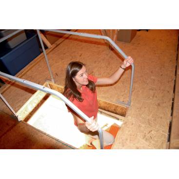 image of girl using versa rail