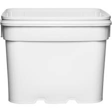 white storage container