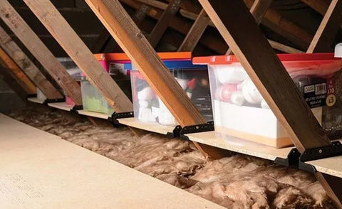 containers in attic