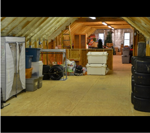 organized attic 