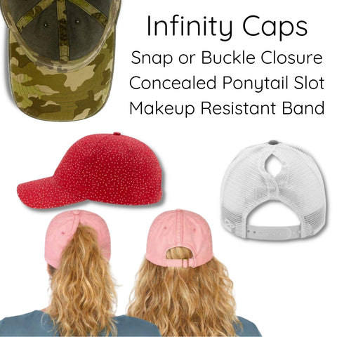 Infinity her ponytail caps