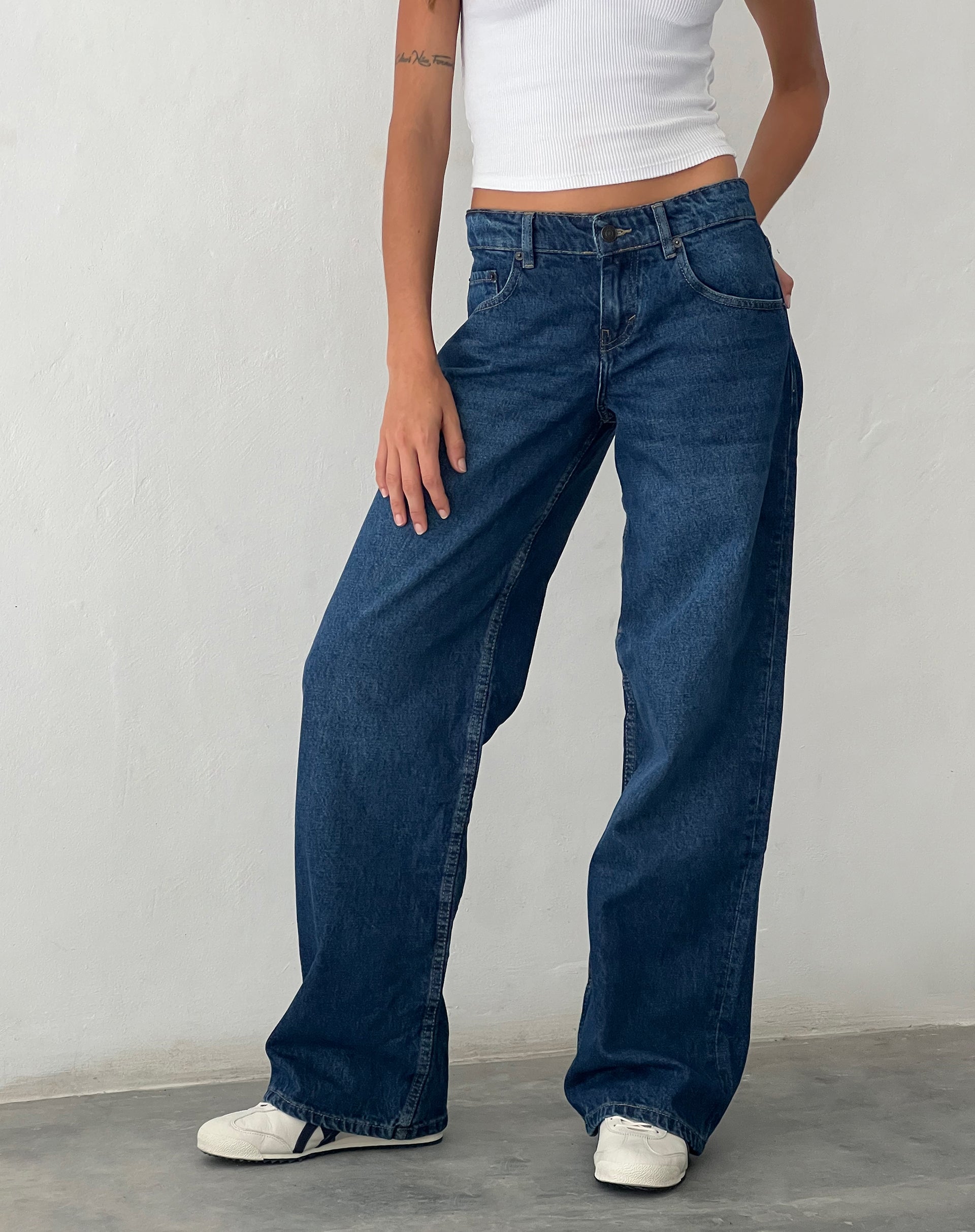 Chic Patchwork Denim Flared Wide Leg Parallel Jeans For Women For Women  Casual Streetwear Style 231023 From Bian02, $25.32 | DHgate.Com