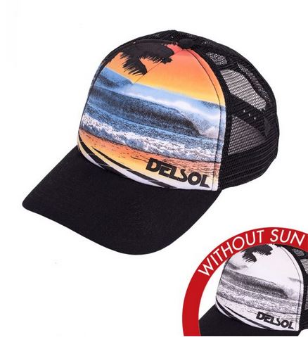 Dozer Boys Surfboard Print Bucket Hat- Navy