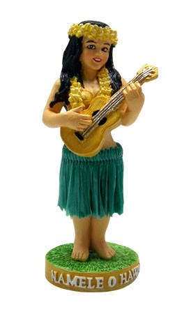 petite poupee hawaienne  mahina  10 cm hula doll - surf accessoires /  goodies - side-shore