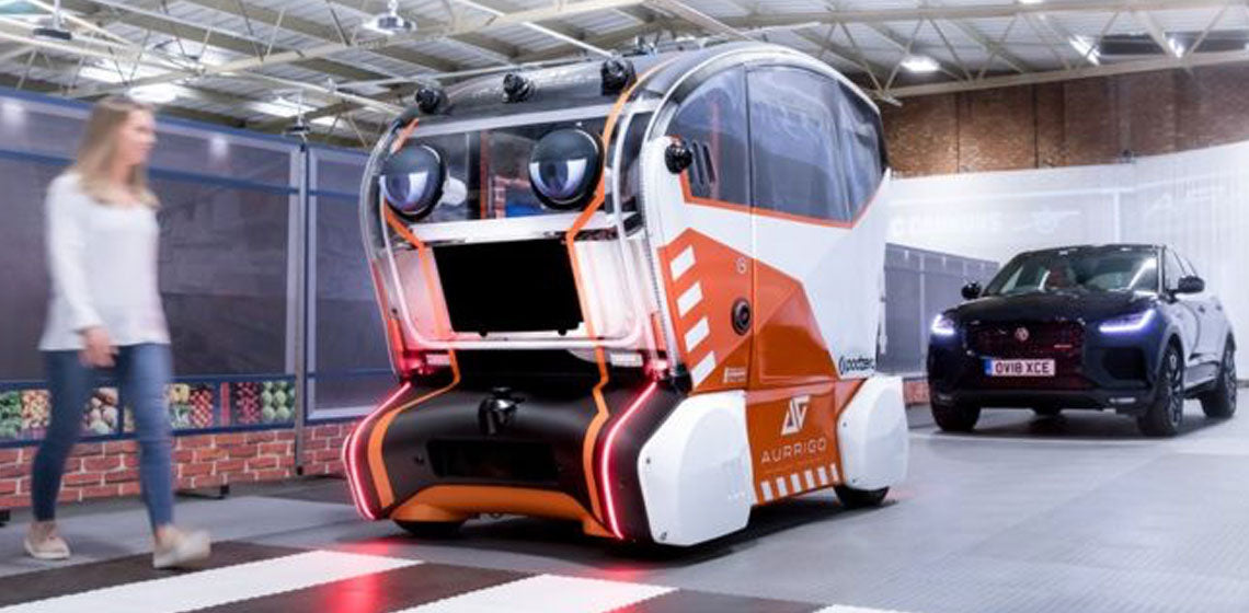 Aurrigo Robot by Jaguar Land Rover, Artificial Intelligence, Atellani