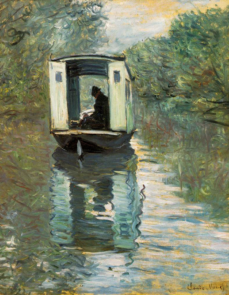 Atelier sur Seine by Claude Monet, 1876
